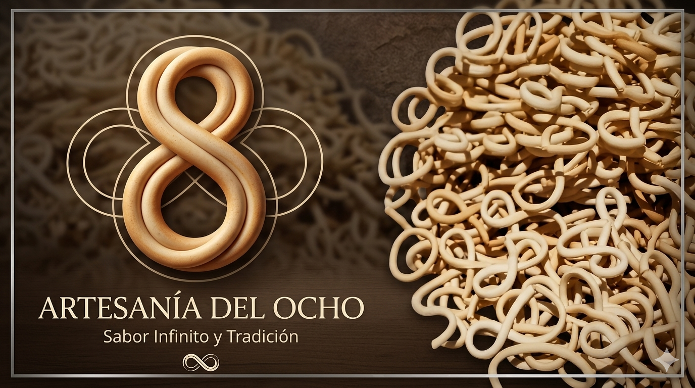 Ochos de pan artesanales con aceite de oliva virgen extra